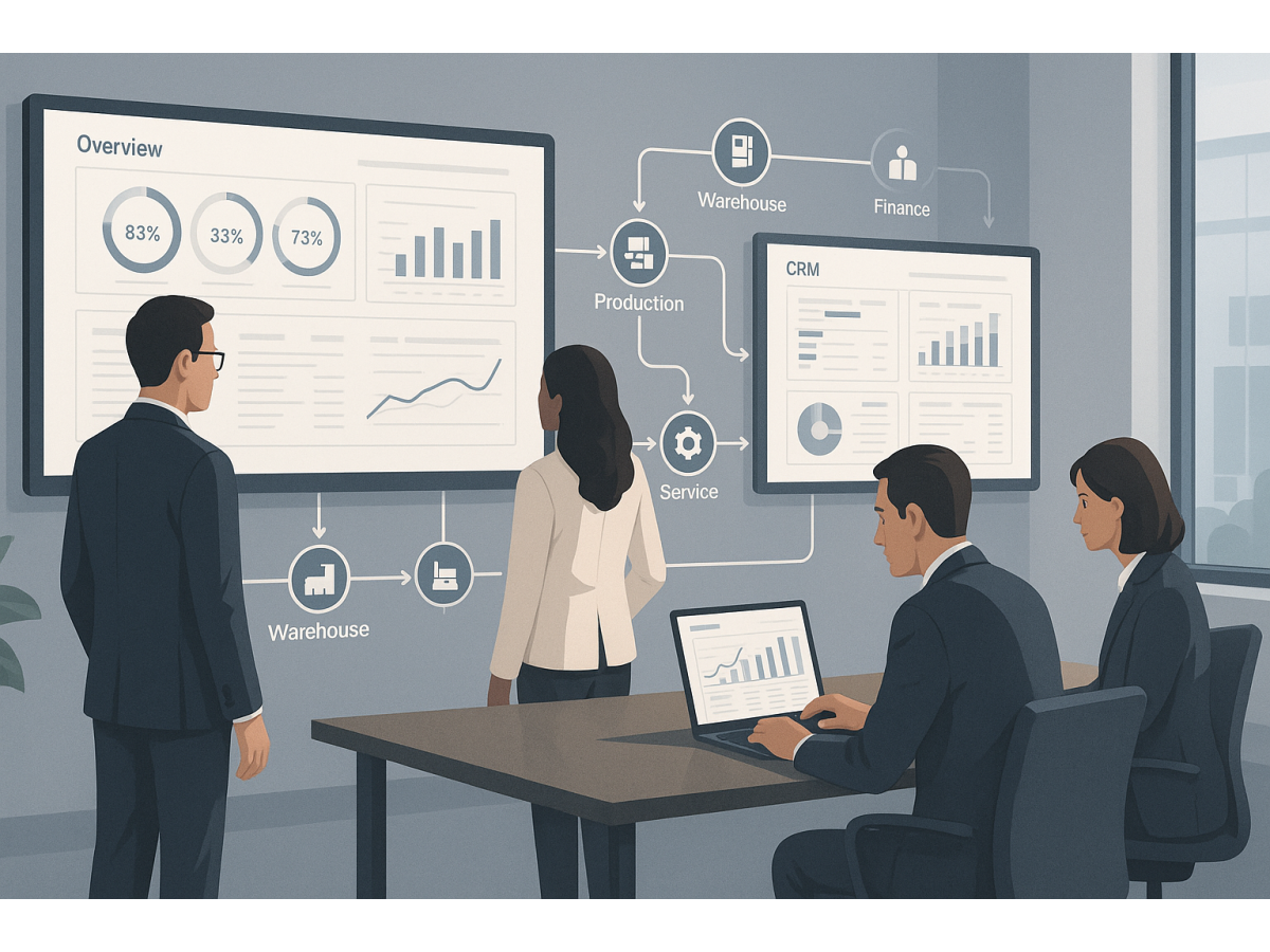 Як інтеграція ERP і CRM допомагає бізнесу керувати швидше та точніше
