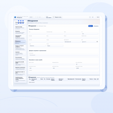 Виробництво Business Reactor